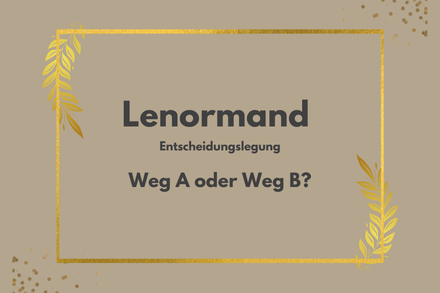 Lenormand Entscheidungslegung online