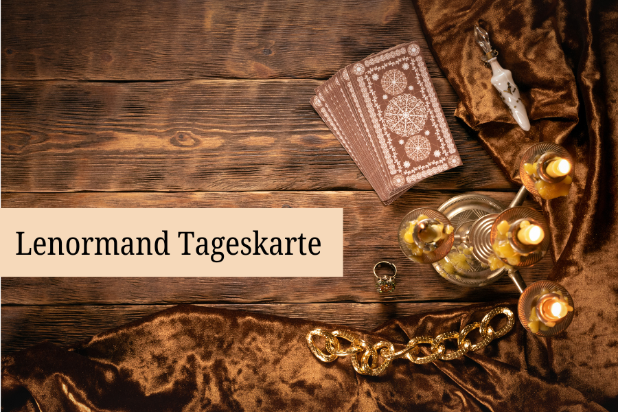 Lenormand Tageskarte ziehen