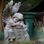 angel, angel figure, angel wings, all souls, the tomb spell, all saints, grave of angels, grief, graveyard, saying, grief spell, stone figure, fall, fishing rod, wings, grave, soul
